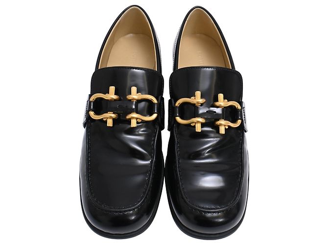 Mocassini Monsieur Bottega Veneta in vernice nera - vista 5