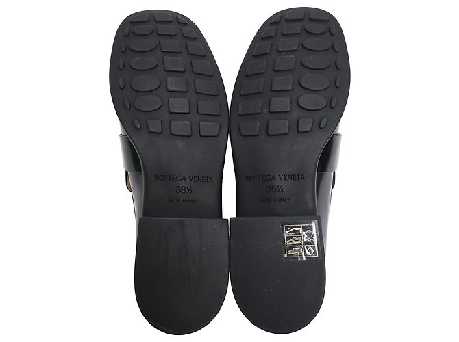 Mocassini Monsieur Bottega Veneta in vernice nera - vista 6
