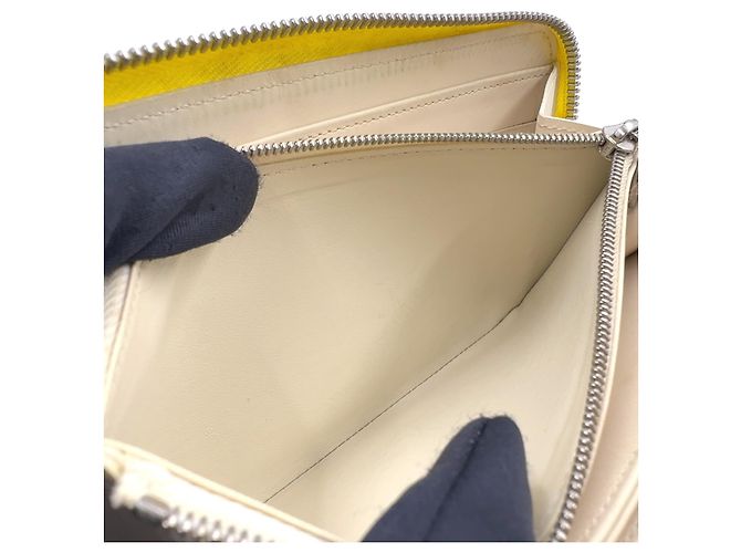 Portafoglio Zippy Long Louis Vuitton Damier Facette Giallo - vista 10
