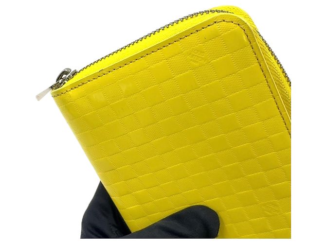 Portafoglio Zippy Long Louis Vuitton Damier Facette Giallo - vista 5