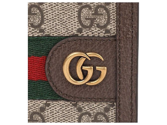 Gucci Ophidia Long Wallet Beige Canvas and Leather - view 8