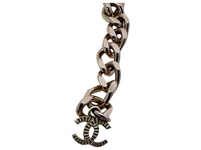 Timeless Collana Chanel CC con perle impreziosite in strass dorato D'oro - vista 8