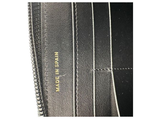 Cartera larga con cremallera Chanel Timeless CC en piel caviar negro - vista 14