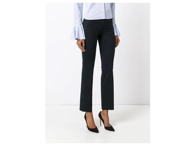 Pantalones de lana Slim-Fit Gianni Versace Negro - vista 2