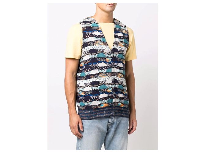 Missoni Multicolor Button-Front Vest Multiple colors - view 3