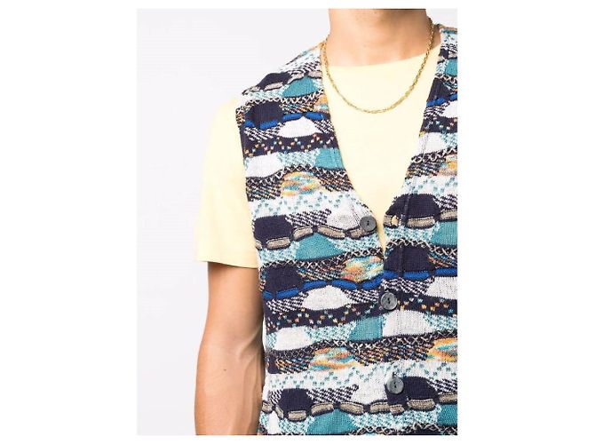 Missoni Multicolor Button-Front Vest Multiple colors - view 5