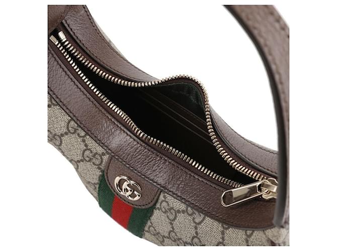 Gucci Piccola borsa a tracolla Ophidia Marrone - vista 7