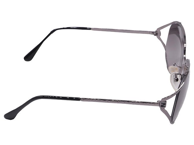 Fendi FS5166K Sonnenbrille aus grauem Metall - Ansicht 3
