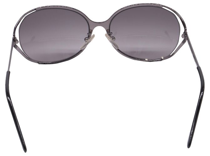 Fendi FS5166K Sonnenbrille aus grauem Metall - Ansicht 4