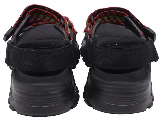 Sandali Lanvin x Suicoke Wake Curb in gomma nera Nero - vista 5