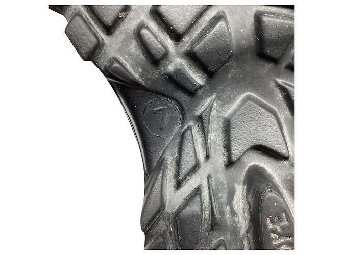 Sandali Lanvin x Suicoke Wake Curb in gomma nera Nero - vista 7