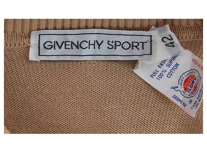 Givenchy Sport Polo mit Rippstrickbesatz Braun Beige - Ansicht 7