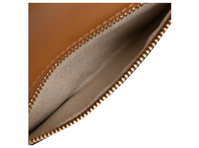 Loewe Puzzle Hobo in pelle di vitello Tan Marrone Rosso - vista 8
