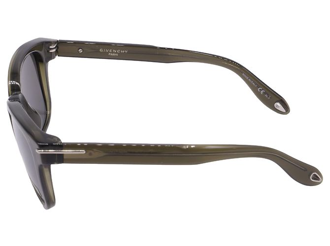 Gafas de sol Givenchy cuadradas tintadas en acetato verde Verde oliva - vista 2