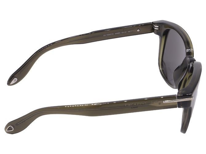 Gafas de sol Givenchy cuadradas tintadas en acetato verde Verde oliva - vista 3