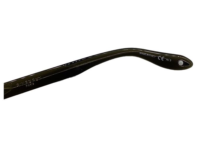 Gafas de sol Givenchy cuadradas tintadas en acetato verde Verde oliva - vista 7
