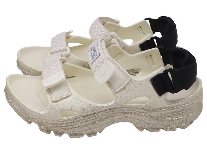 Sandalias Suicoke x Lanvin Wake Curb LNV en caucho blanco - vista 4