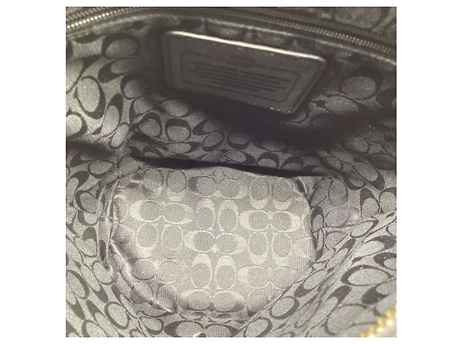 Mini Borsa Sport Bleecker in pelle nera Coach Nero - vista 10