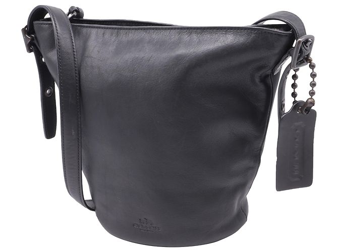 Mini Borsa Sport Bleecker in pelle nera Coach Nero - vista 2