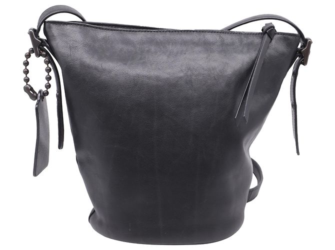 Mini Borsa Sport Bleecker in pelle nera Coach Nero - vista 4