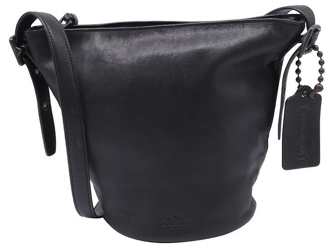 Mini Borsa Sport Bleecker in pelle nera Coach Nero - vista 5