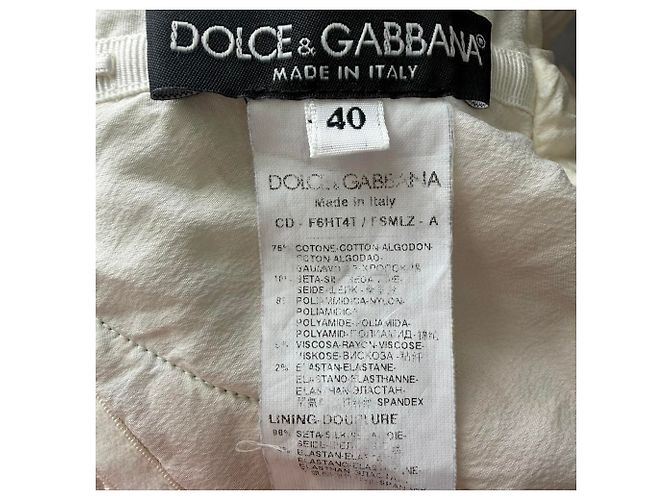 Dolce & Gabbana Mini-Kleid aus floralem Jacquard in Multicolor-Baumwolle Mehrfarben - Ansicht 6
