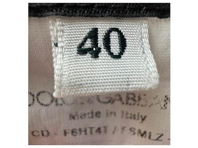 Dolce & Gabbana Mini-Kleid aus floralem Jacquard in Multicolor-Baumwolle Mehrfarben - Ansicht 7