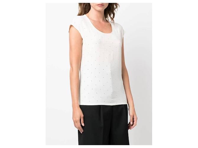 Camicia trasparente traforata Versace Bianco - vista 2