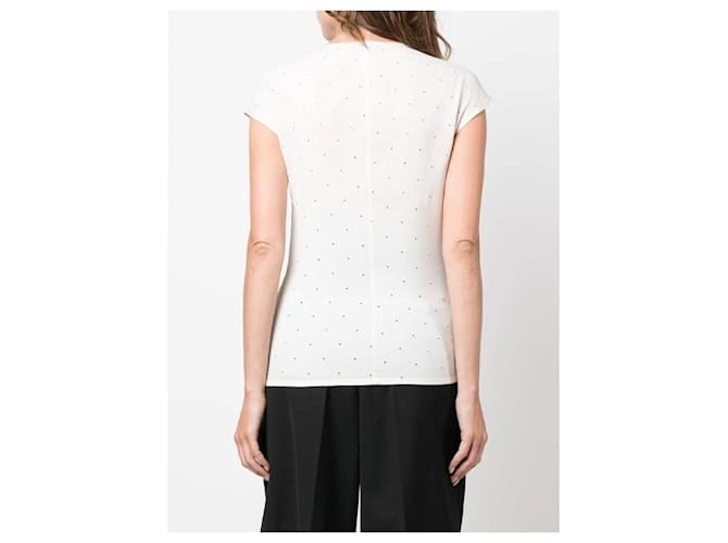 Camicia trasparente traforata Versace Bianco - vista 3