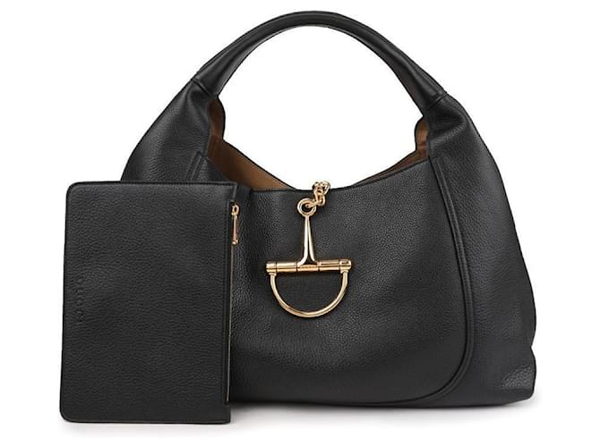 Gucci Borsa a spalla maxi Soft Bit Nero - vista 2