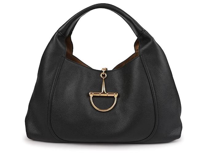 Gucci Borsa a spalla maxi Soft Bit Nero - vista 3