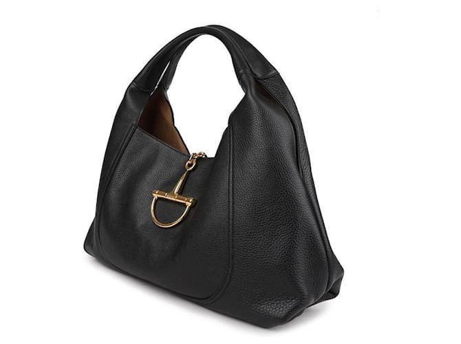 Gucci Borsa a spalla maxi Soft Bit Nero - vista 4