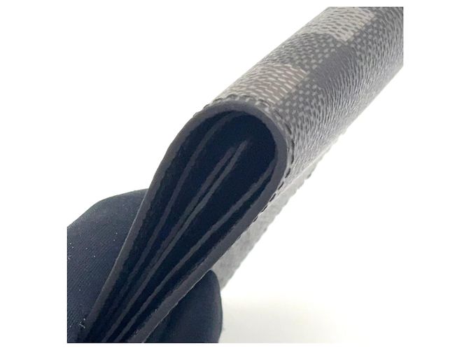 Portafoglio bi-fold Louis Vuitton Slender Nero - vista 10