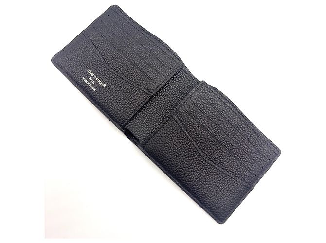Portafoglio bi-fold Louis Vuitton Slender Nero - vista 3