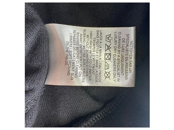 Suéter Balmain em veludo e algodão preto com detalhe de moeda - vista 6