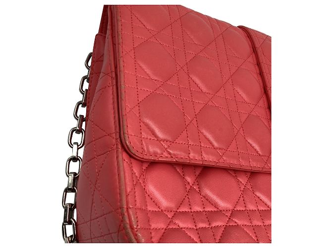 Borsa a tracolla Large Miss Dior in pelle di agnello rosa - vista 11