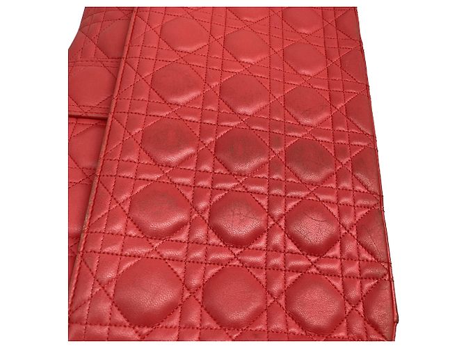 Borsa a tracolla Large Miss Dior in pelle di agnello rosa - vista 12
