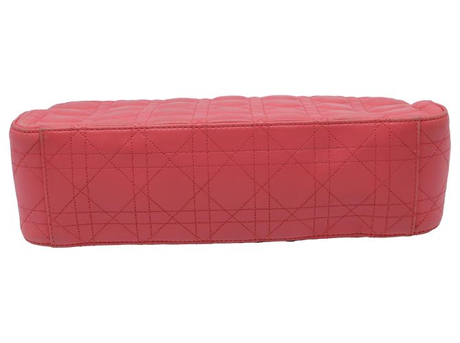 Borsa a tracolla Large Miss Dior in pelle di agnello rosa - vista 5