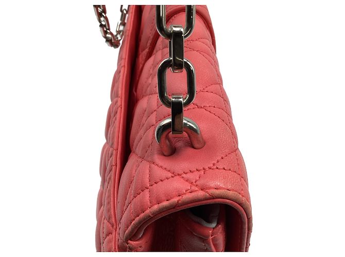 Borsa a tracolla Large Miss Dior in pelle di agnello rosa - vista 6