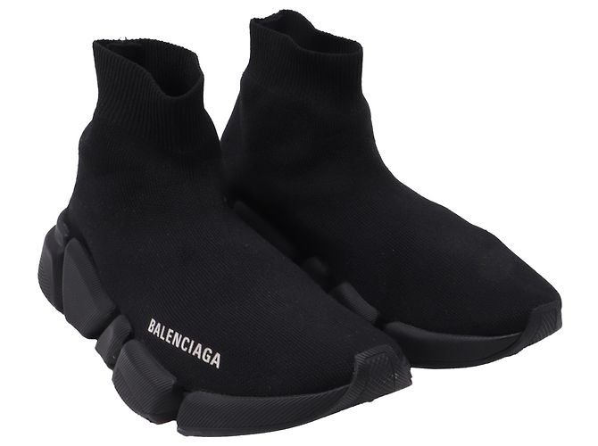 Everyday Baskets Balenciaga Speed 2.0 en polyester noir - vue 3