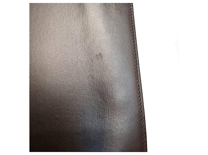 Borsa piatta con tracolla Zigzag Hermès Marrone - vista 10
