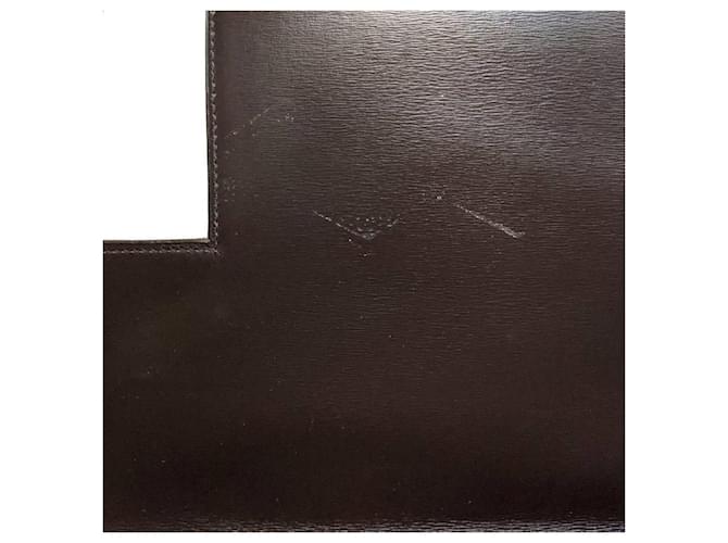 Borsa piatta con tracolla Zigzag Hermès Marrone - vista 9