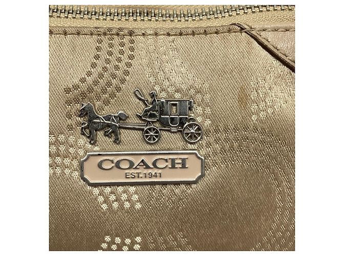 Borsa Coach Madison Dotted Op Art Sophia in Beige - vista 15