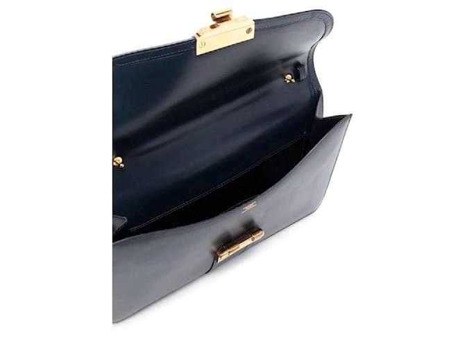 Bolso Hermès Turn-Lock Rectangular Flap Bag Azul - vista 2