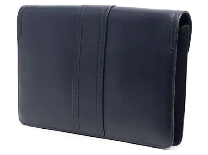 Bolso Hermès Turn-Lock Rectangular Flap Bag Azul - vista 3