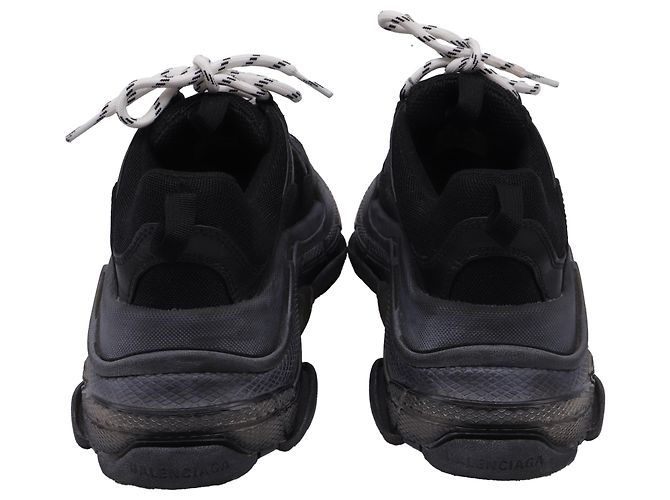 Balenciaga Triple S Sneaker aus schwarzem Polyester - Ansicht 5