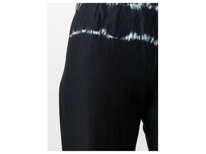 Versace Pantaloni a gamba dritta Giorgio Armani Tie-Dye Nero - vista 5