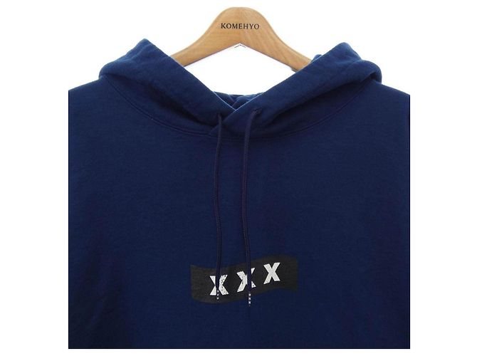 Autre Marque Sudadera GOD SELECTION XXX Azul - vista 5