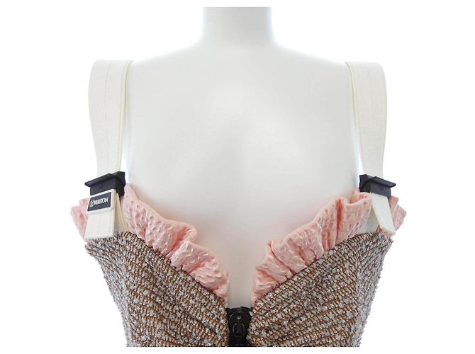 Top Louis Vuitton Castaño Plata Rosa - vista 5