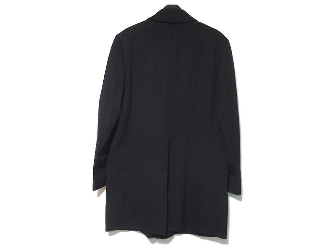 Abrigo de lana de botonadura sencilla Gucci Negro - vista 2